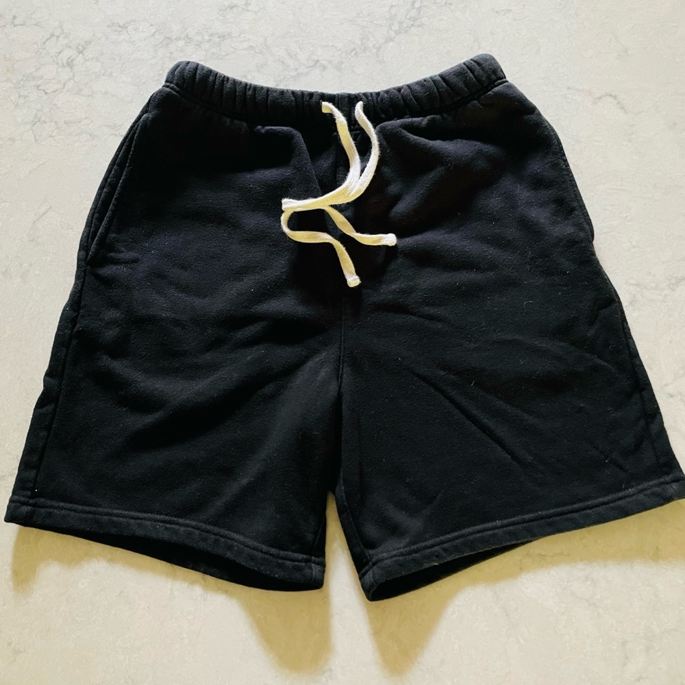 PacSun men's black sweatpant shorts with drawstring waitst/sz small